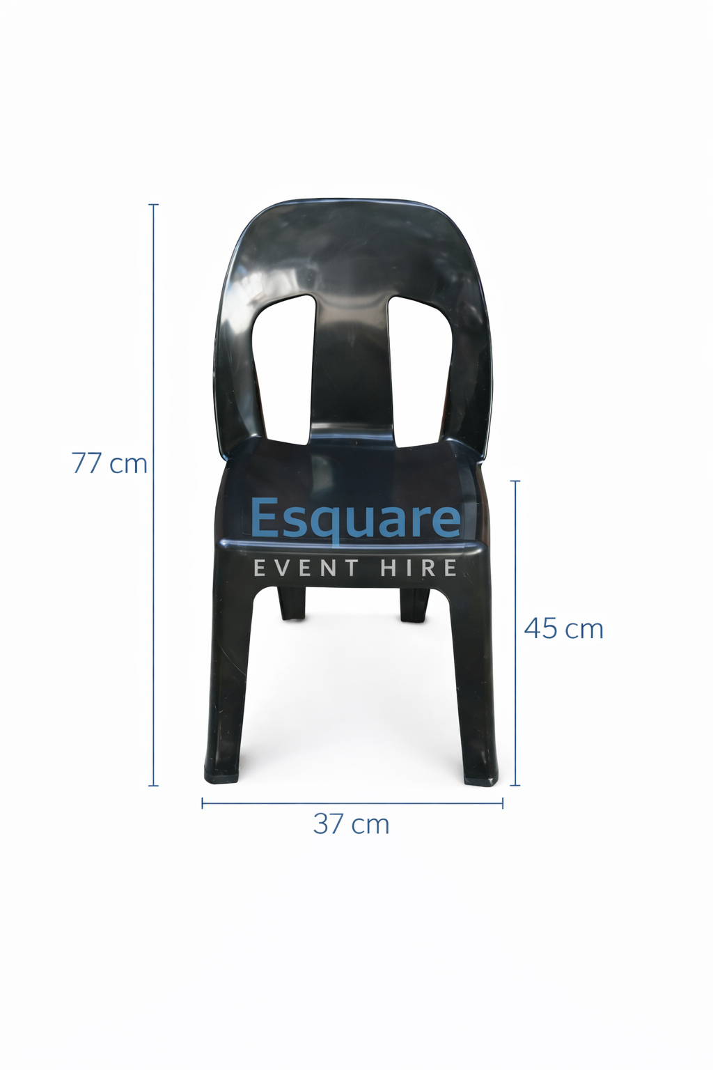 Adult Chair Black (Hire) - Image 2