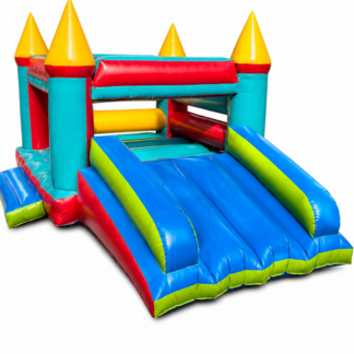 Castle With Slide ( Turquoise And Red) Jumping Castle
