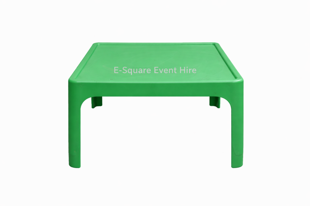 Kids Table Green (Hire) - E-Square Party Hire