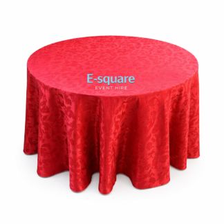 Round Tablecloth Red