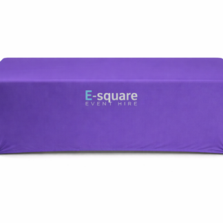 Kids Tablecloth Dark Purple (Stretch) (Hire)