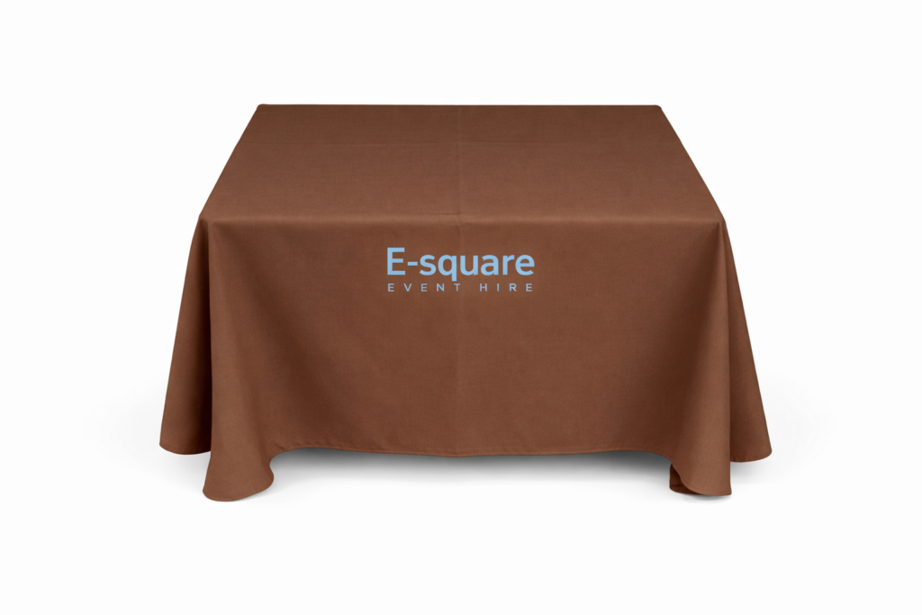Kids Tablecloth Brown (Hire) - E-Square Party Hire