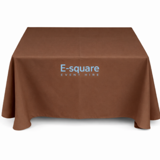 Kids Tablecloth Brown (Hire)
