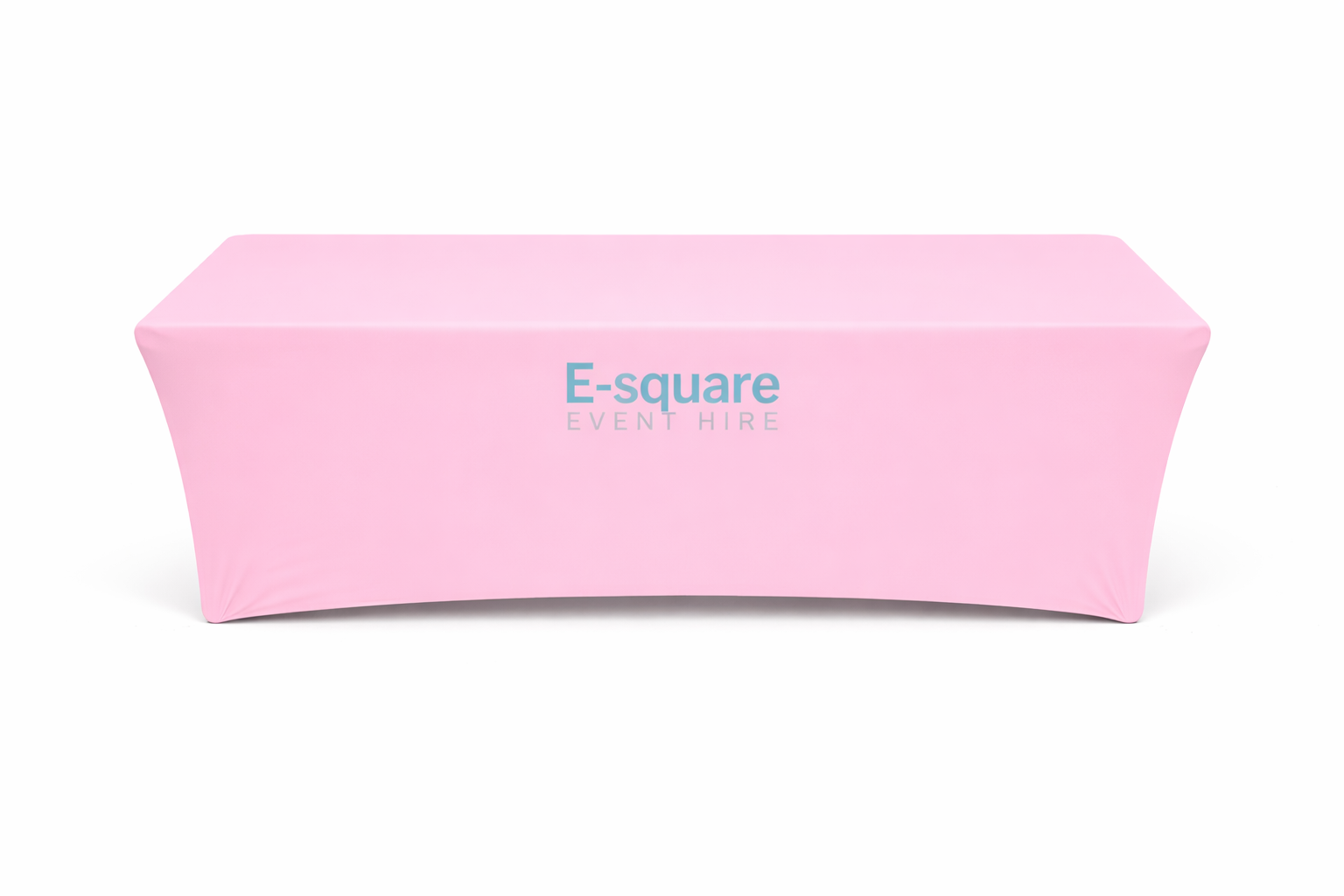 Kids Tablecloth Light Pink Stretch (Hire)