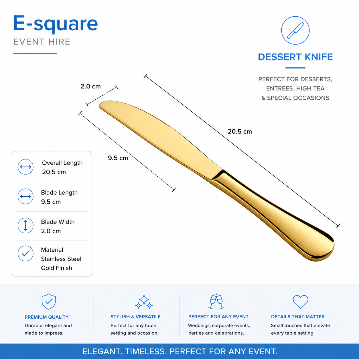 Gold Knive Hire - Image 2